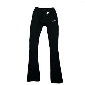 Si Tu Veux Superstack Men’s Black Sweatpants Size XL
